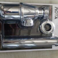 ท่อน้ำทิ้งอ่างล้างหน้ากระปุก MOYA BT-ABS 20 ซม. สีโครม