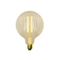 LAMPTAN VINTAGE GLOBE E27 5W Warm White LED Bulb, Ping Pong Shape