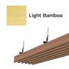 Aluminum Baffle Ceiling Metalworks Light Bamboo Height 100 mm