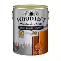 #WM609 สีย้อมไม้ WOODTECT สีไม้แดง ชนิดด้าน