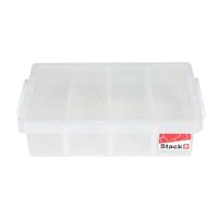 กล่องเก็บของ ฝาล็อค STACKO 57291 37.5x25.6x10 ซม. สีใส