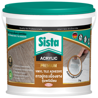 กาวปูกระเบื้องยาง SISTA รุ่น PREMIUM 3 กก. สีขาว