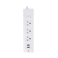 รางปลั๊กไฟ3ช่อง1สวิตซ์2USB4.70M 664UELEK
