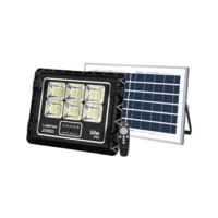 สปอร์ตไลท์โซล่าเซลล์ LAMPTAN JUMBO 50 วัตต์ DAYLIGHT สีดำ