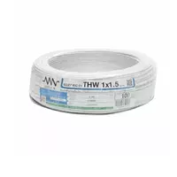 สายไฟ IEC01 THW 1x1.5 ตร.มม. สีขาว 100 เมตร NNN