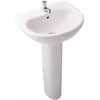 American Standard RORA TF-0951/0752-WT-0 pedestal washbasin.
