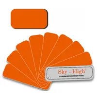แผ่นอลูมิเนียม คอมโพสิต 3 มม. SkyHigh SH-8501 สีส้มบีเจ
