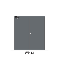 ประตูเหล็ก LYNN WP12-MT (สีเทา PE-702471)