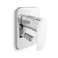 KOHLER K-72291T-4-CP เฉพาะฝาครอบวาล์วผสมฝังกำแพงยืนอาบ รุ่น Aleo