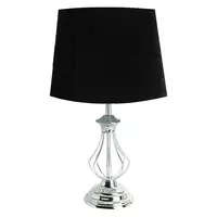 TABLE LAMP CS MT1438S CAR FB/MT BK/SV