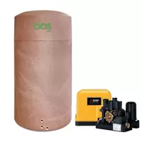 ถังเก็บน้ำ DOS รุ่น NATURA Water Pac All-in-one 1000 ลิตร สีแดงแกรนิต + ปั๊ม Mitsubishi