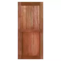 MIXED WOOD DOOR 2-PANEL 5-EDGE RAIN TEXTURE VK