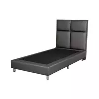ฐาน+หัวเตียง SQUARE 3.5FT.D-GRAY HLS
