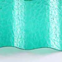 Poly Carbonate Mini Wave Sheet Green