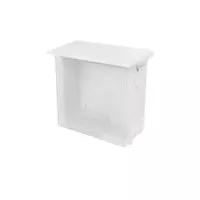 Waterproof cabinet with transparent cover and roof, model EUR 2/T