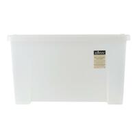 กล่องเก็บของ ฝาล็อค DKW A3 38x57.5x33 ซม. สีขาว