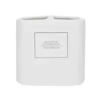 ที่เสียบแปรงเซรามิก MOYA CE-2221-WHITE-TBH
