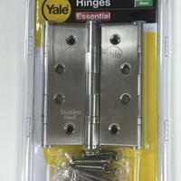 บานพับ 4"X3" YALE EHISL4320BBP3E2 สีสแตนเลส แพ็ค 3 ชิ้น