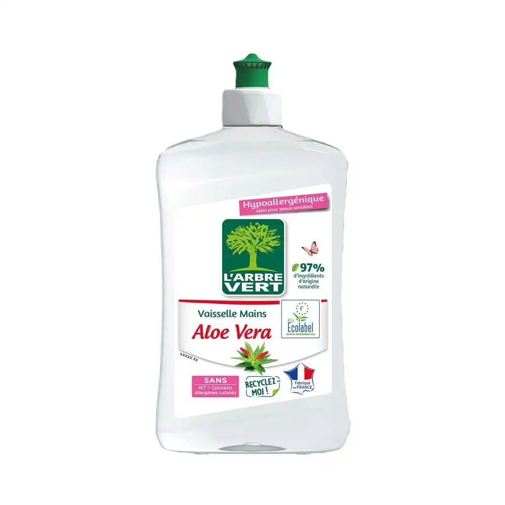 น้ำยาล้างจาน L'ARBRE VERT 500 มล. กลิ่นอโลเวร่า-1