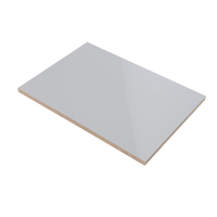 ไม้ MDF แลคเกอร์ไฮกรอส White MK630N กาว E2 ยกเลิกผลิต