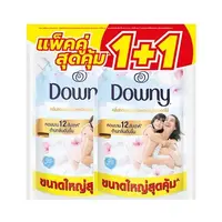 รีฟิลน้ำยาปรับผ้านุ่ม ดาวนี่ 1 ลิตร กลิ่นละมุนหอมฟองสบู่และดอกไม้ แพ็กคู่