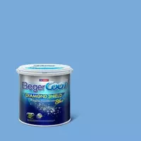 สีทาบ้าน เบเยอร์คูล ไดมอนด์ชิลด์ พลัส กึ่งเงา ทาภายนอก สี Bright Seascape 031-4 (ยกเลิกผลิต ใช้ ไดมอนด์ชิลด์ พลัส ทดแทน)