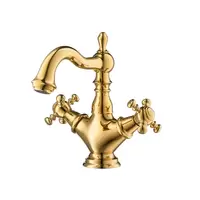 Monoblock washbasin mixer faucet (gold color) Glamis model COTTO CT2220C18#GR