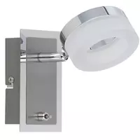 โคมไฟติดผนัง LED CARINI VS1232-1 สีขาวใส/เงิน 1 หัว