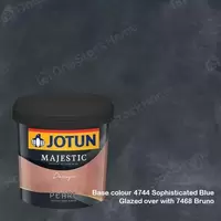 Jotun Majestic Design Pearl 4744 Sophisticated Blue + 7468 Bruno