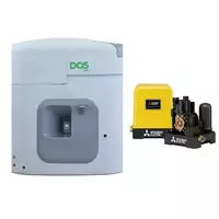 ถังเก็บน้ำ DOS รุ่น Water Pac Pro All in One 1000 ลิตร สีเทา + ปั๊ม Mitsubishi