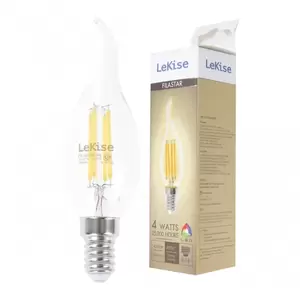 Candle shape LED light bulb 4 watts (Warm White) LEKISE-1