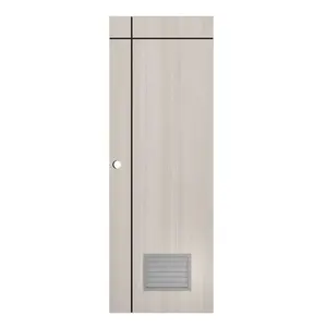 ประตูห้องน้ำ UPVC PARAZZO PUL-B06 70X200 ซม. สีสักเทา เจาะลูกบิด-1