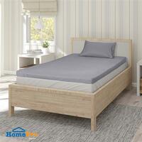 TOPPER BEDSHEET 3.5FT ME LIVING RICH GRE