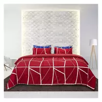 ชุดผ้าปู K6 PICASSO BASIC NAPLES D. RED