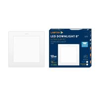 ดาวน์ไลท์ LED LAMPTAN ULTRA SLIM PC 18 วัตต์ DAYLIGHT 8 นิ้ว สีขาว เหลี่ยม