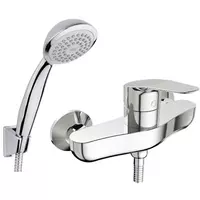 ก๊อกผสมยืนอาบแบบฝังกำแพง American Standard รุ่น CYGNET A-0322-500B