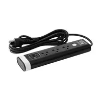 รางปลั๊กไฟ3ช่อง1สวิตซ์1USB1TYPE-C3M BK