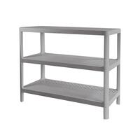 ชั้นวางรองเท้า 3 ชั้น STACKO MONO 70x30x57.9 ซม. สีเทา