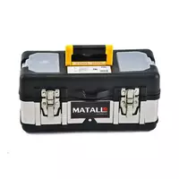 กล่องเครื่องมือ MATALL PRO 5014B 14 นิ้ว สีดำ/เงิน