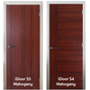 ประตู Leo Door (ภายนอก) ลูกฟัก 4 โค้ง สยาแดง ขนาด 33x700x2000 มม. 