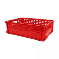 ลังแก้ว 24 ช่อง GW 33.5x48.5x15 ซม. สีแดง