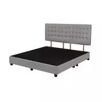 ฐาน+หัวเตียง MUNICH 6FT L-GRAY HLS