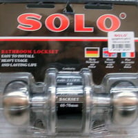 SOLO 94D-222BK SS BATHROOM KNOB
