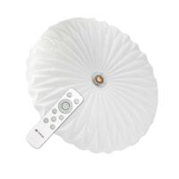 โคมไฟเพดาน LED NAGAS FIOLAR R02 REMOTE 47 วัตต์ DAYLIGHT/COOL WHITE/WARM WHITE 20 นิ้ว สีขาว