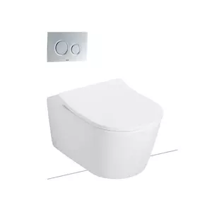 TOTO CWT542 โถสุขภัณฑ์แขวนผนังพร้อมฝารองนั่ง Soft Close รุ่น TC513A