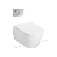 สุขภัณฑ์แขวนผนัง TOTO CWT542 3/4.5 ลิตร พร้อมฝารองนั่ง Soft Close รุ่น TC513A