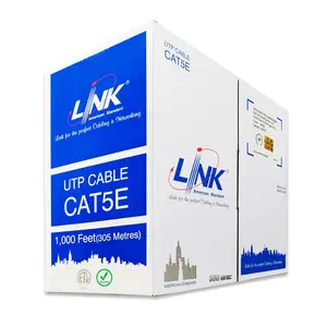 สาย LAN US-9015LSZH 305ม. สีขาว LINK-1