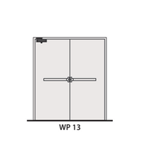 ประตูเหล็ก ทนไฟ LYNN WP13-FP (สีขาว PE-901351)
