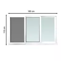 UPVC Sliding Window with Screen SFS WA