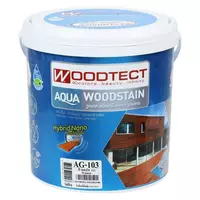 #103 สีย้อมไม้ WOODTECT AQUA สีวอลนัท ชนิดเงา 1แกลลอน